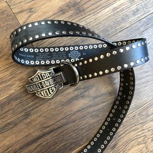 Motorcycle belt and buckle